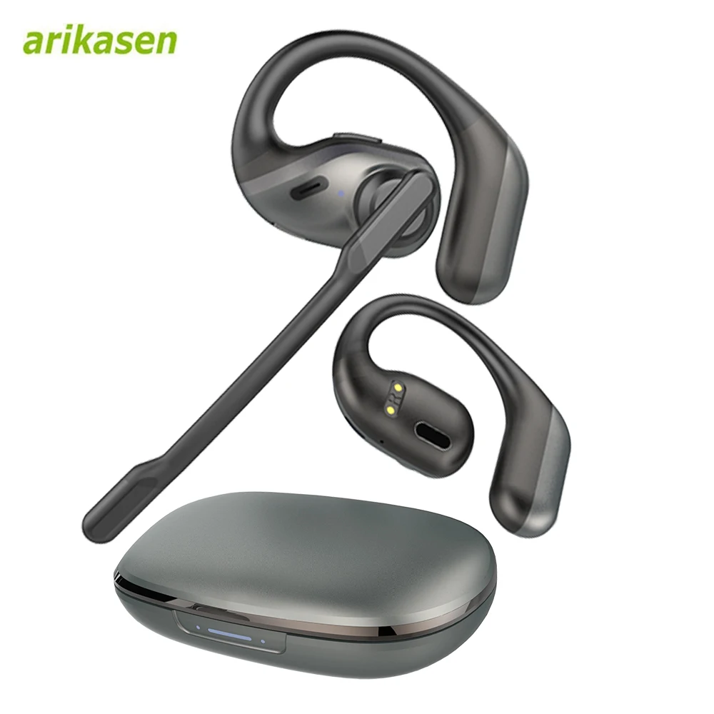 Bone Conduction Running Headphones - Bluetooth Headsets, Wireless Headset with Microphone,