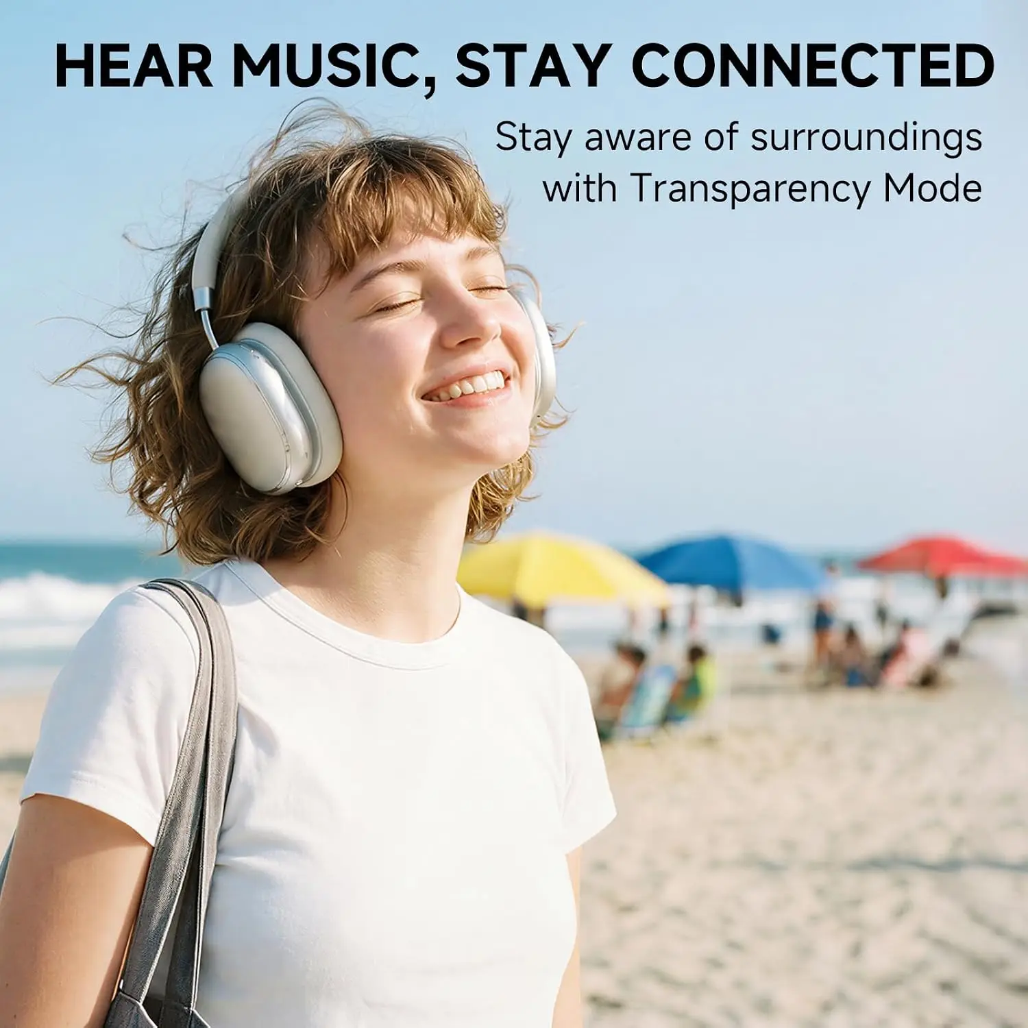 Hybrid Adaptive Noise Cancelli - огляд і ціна Anc Wireless Over Ear Headphones
