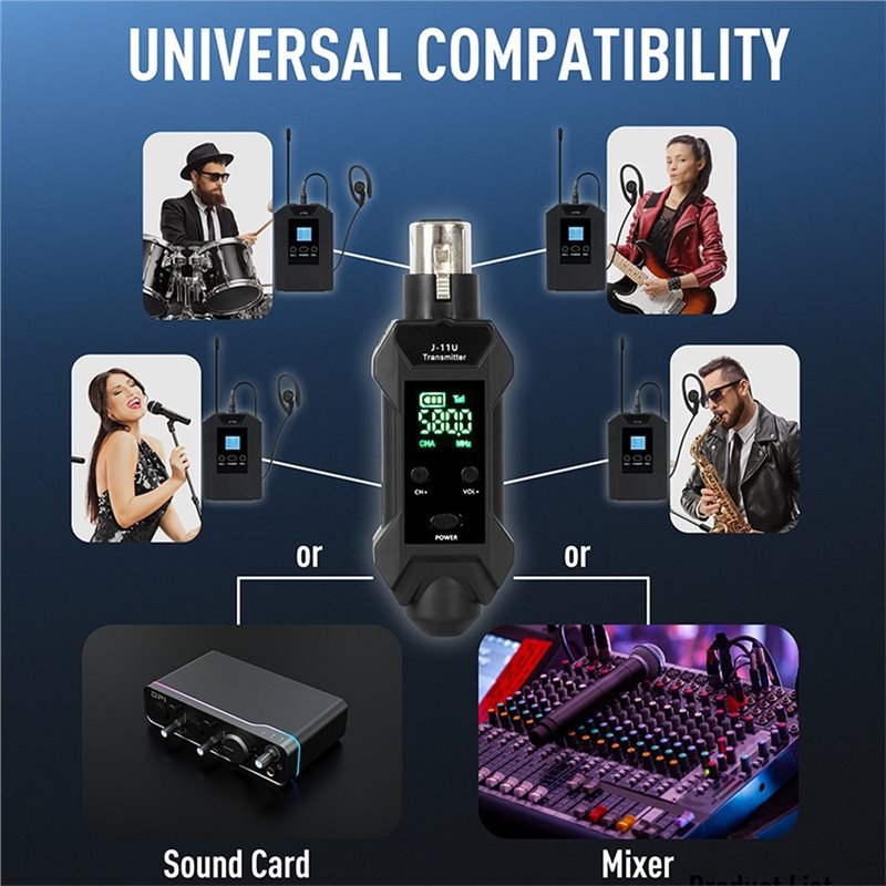 J-11U Wireless In-Ear Monitor  - огляд і ціна In Ear Monitors For Singers
