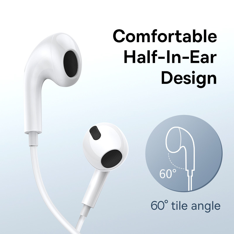 Baseus C17 Wired Earphone Type - огляд і ціна Type C Wired Earphones With Mic