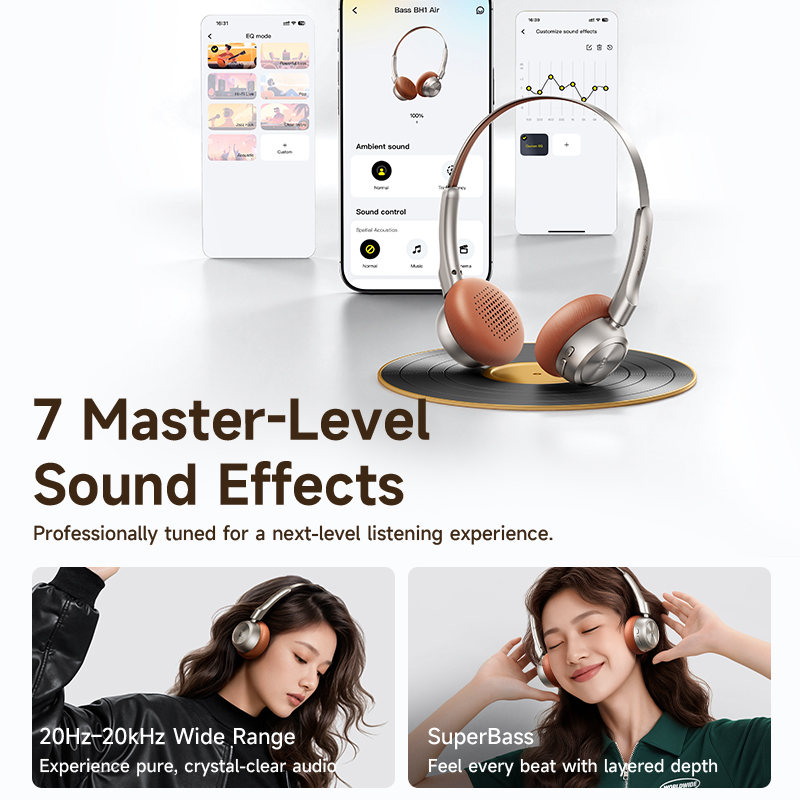 Baseus BH1 Air Wireless Headph - огляд і ціна Anc Wireless Over Ear Headphones