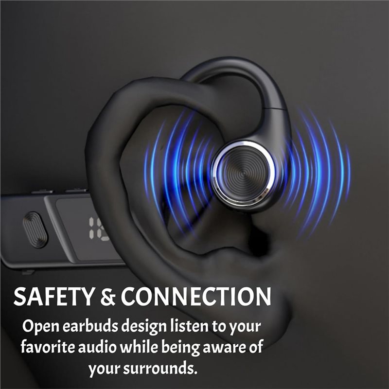 B27B Open Ear Bone Conduction  - огляд і ціна Bone Conduction Running Headphones