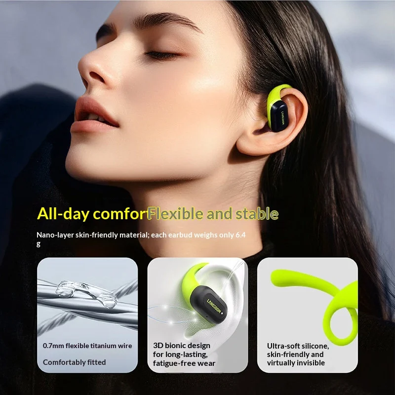 LANGSDOM TS17 Open Ear Bluetoo - огляд і ціна Bone Conduction Running Headphones