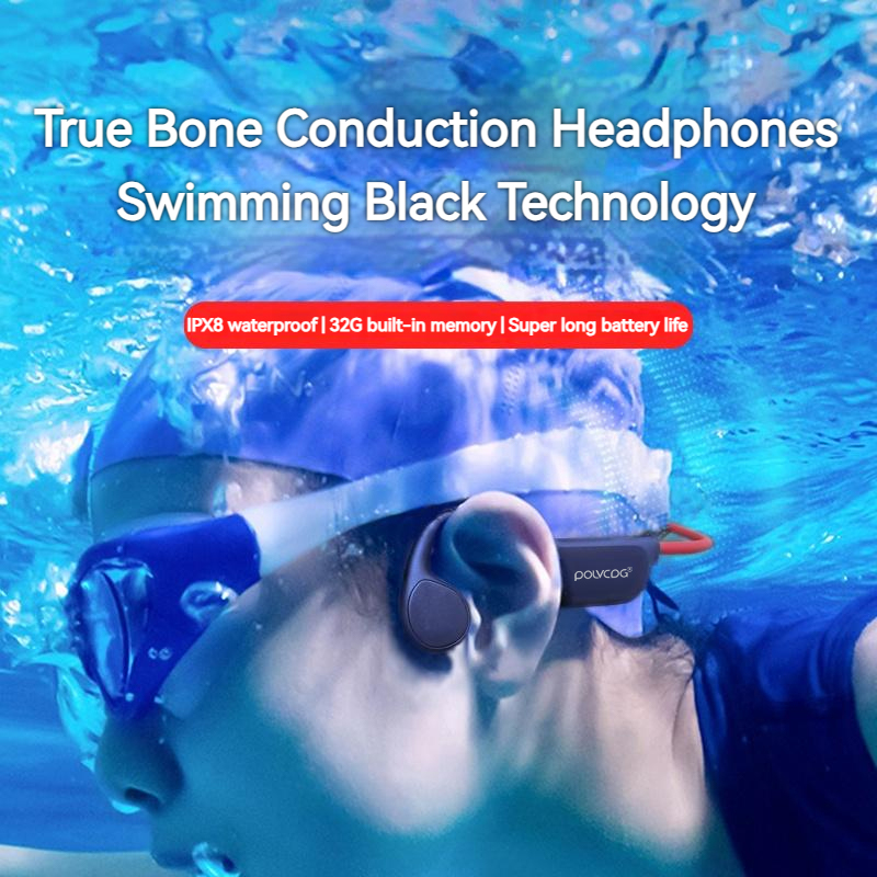 POLVCDG Bone Conduction Headse - огляд і ціна Bone Conduction Running Headphones