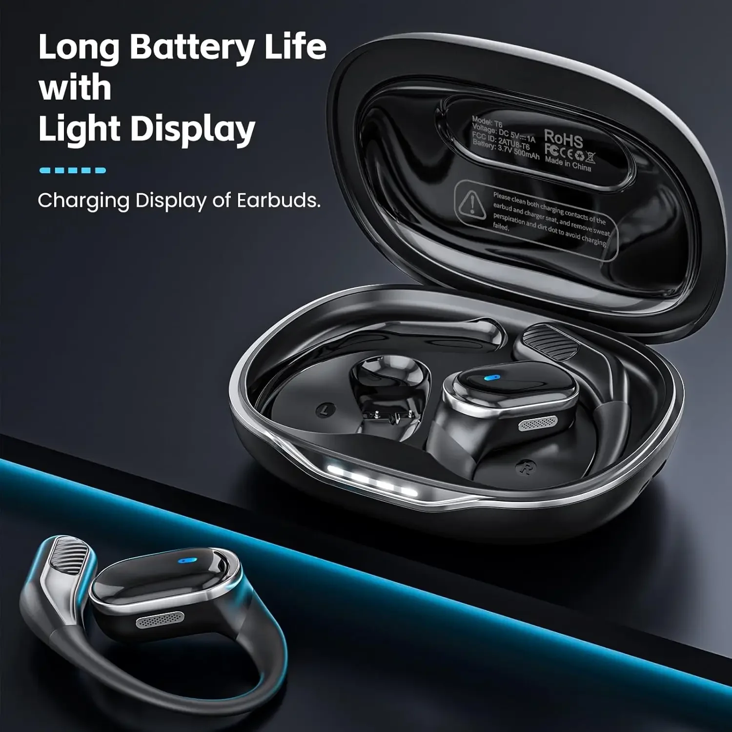 Open-Ear Headphones with Stabl - огляд і ціна Type C Wired Earphones With Mic