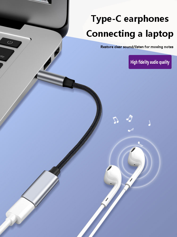 3.5mm Male to Type-C Aux Audio - огляд і ціна Type C Wired Earphones With Mic