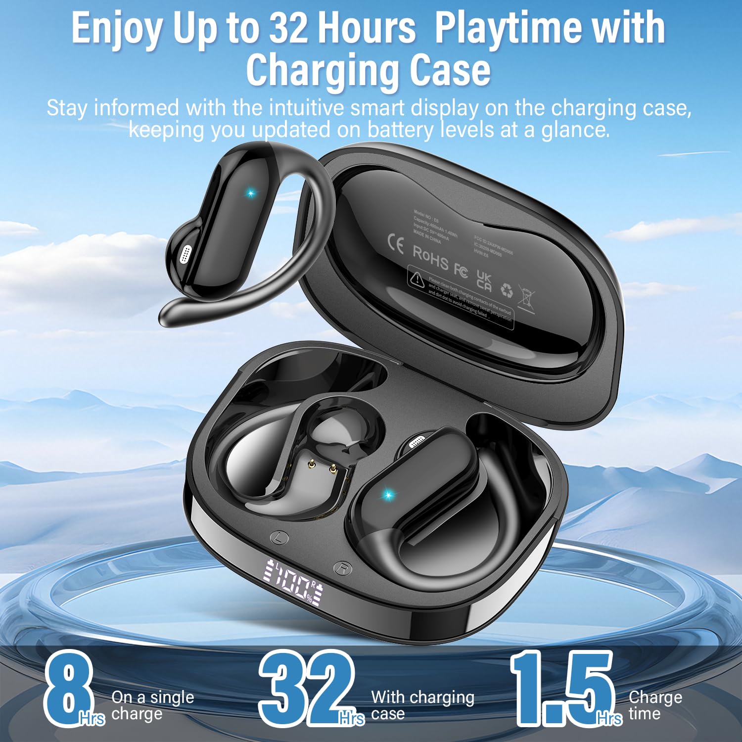 2026 Open-Ear Earbuds Bluetoot - огляд і ціна Type C Wired Earphones With Mic
