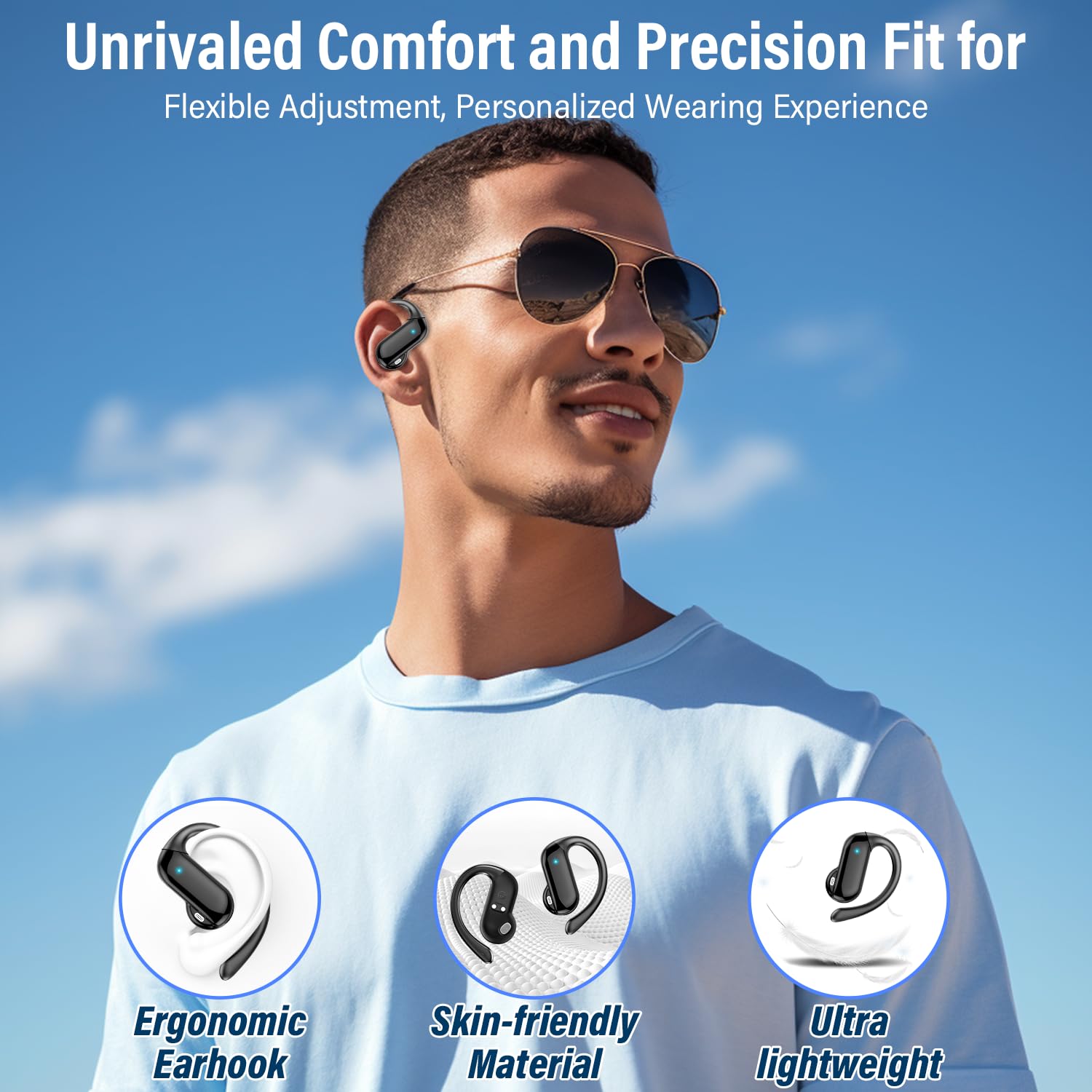 2026 Open-Ear Earbuds Bluetoot - огляд і ціна Type C Wired Earphones With Mic