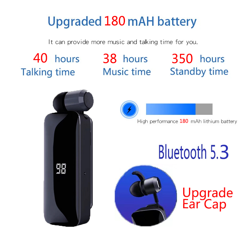 F906 Talk Time 40 Hours Blueto - огляд і ціна Type C Wired Earphones With Mic