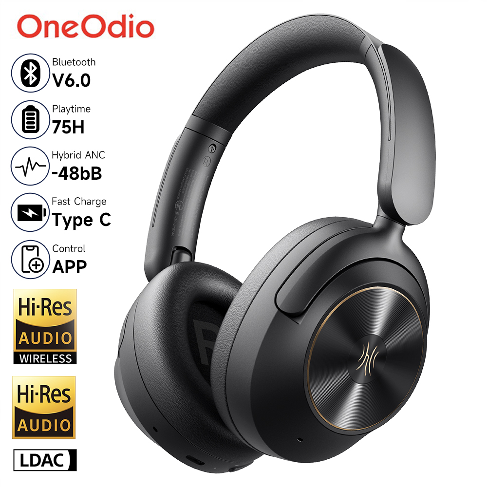 Oneodio A6 ANC Wireless Blueto - огляд і ціна Anc Wireless Over Ear Headphones
