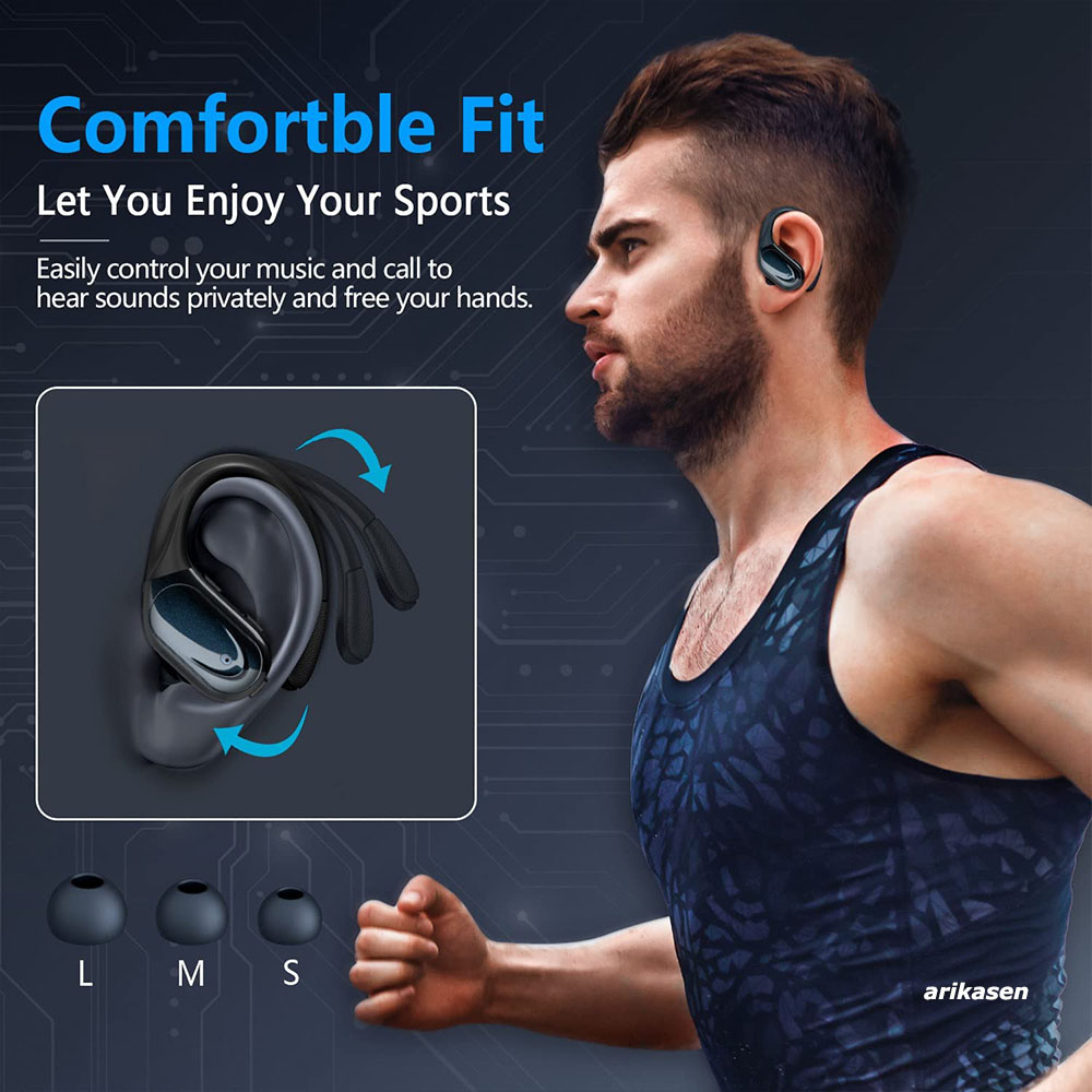 Wireless Earbuds Sport Bluetoo - огляд і ціна Bone Conduction Running Headphones