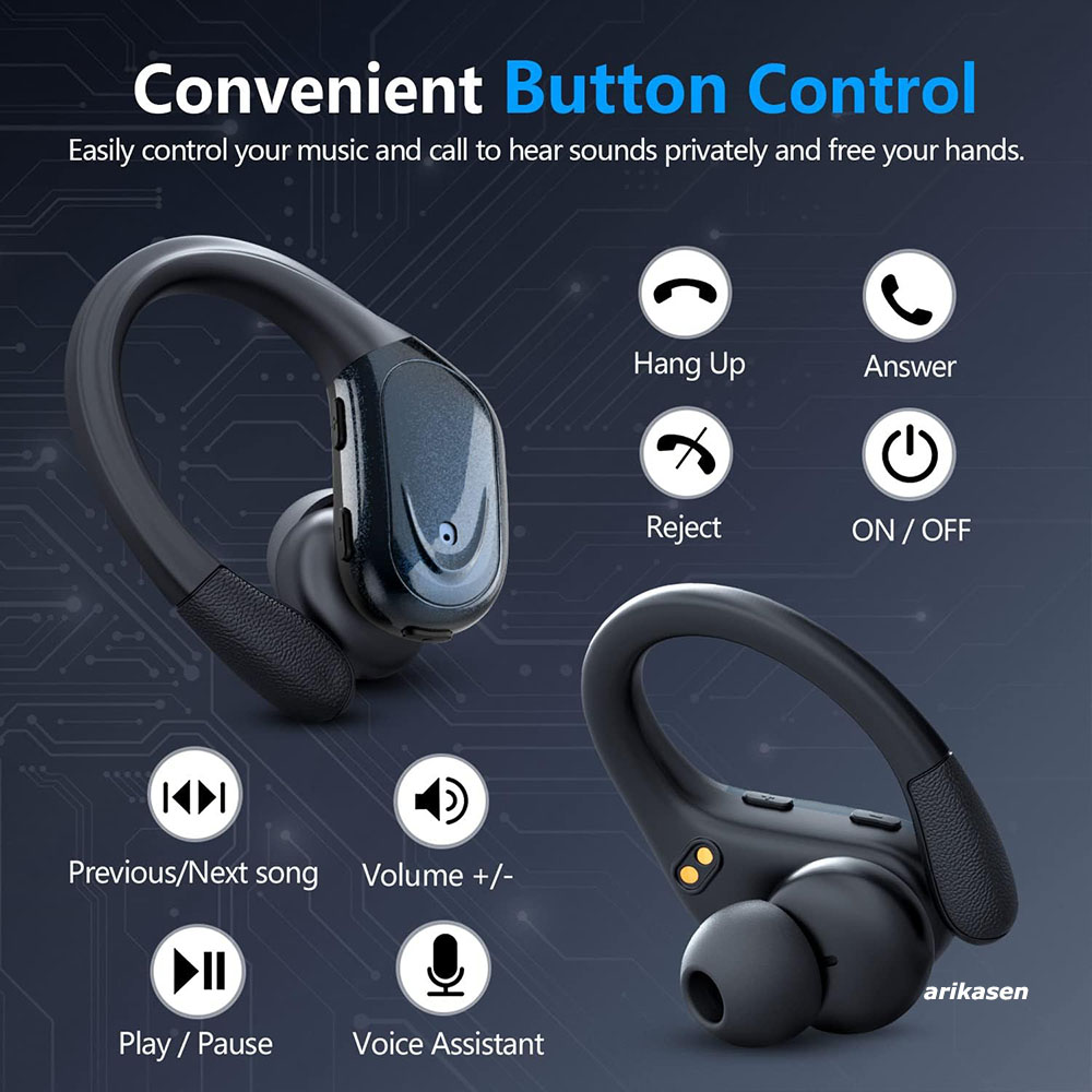 Wireless Earbuds Sport Bluetoo - огляд і ціна Bone Conduction Running Headphones