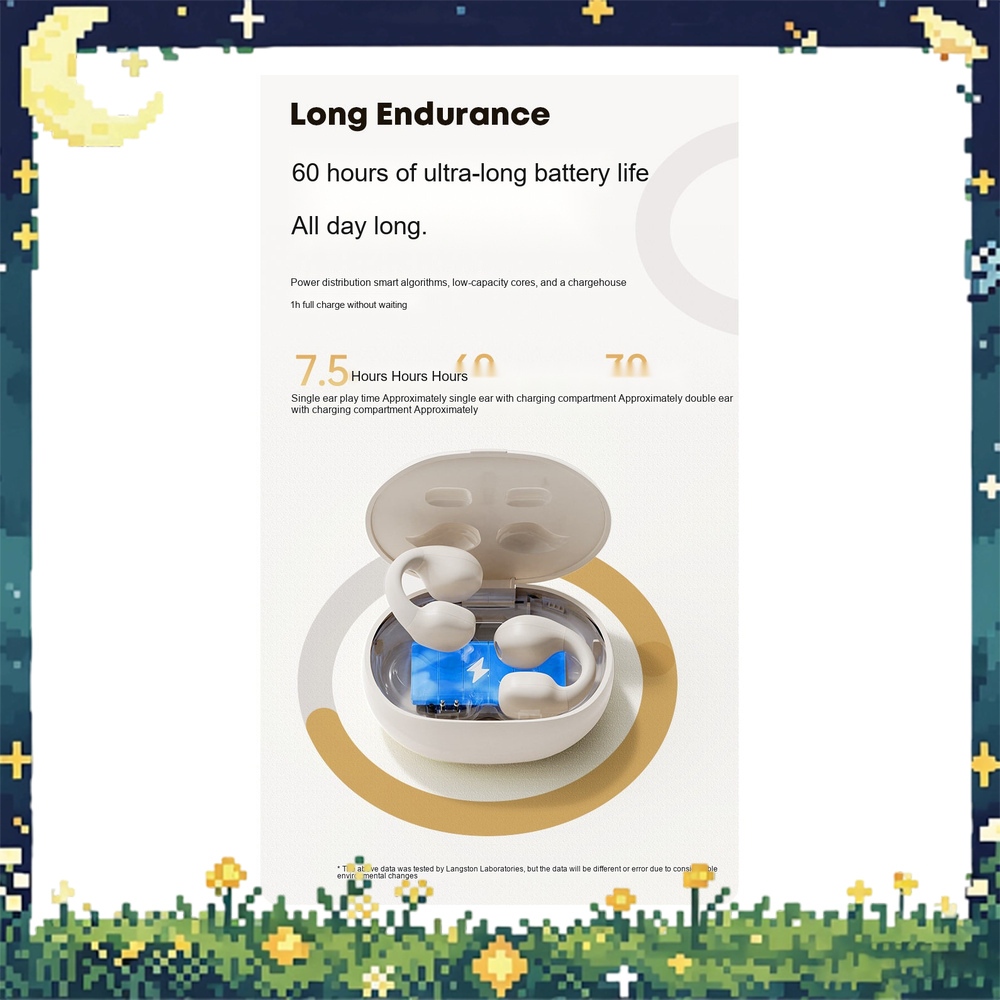 LANGSDOM TS03PRO Open Ear Clip - огляд і ціна Bone Conduction Running Headphones
