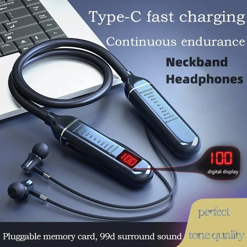 Wireless Bluebooth Earphones N - огляд і ціна Magnetic Neckband Sports Earphones