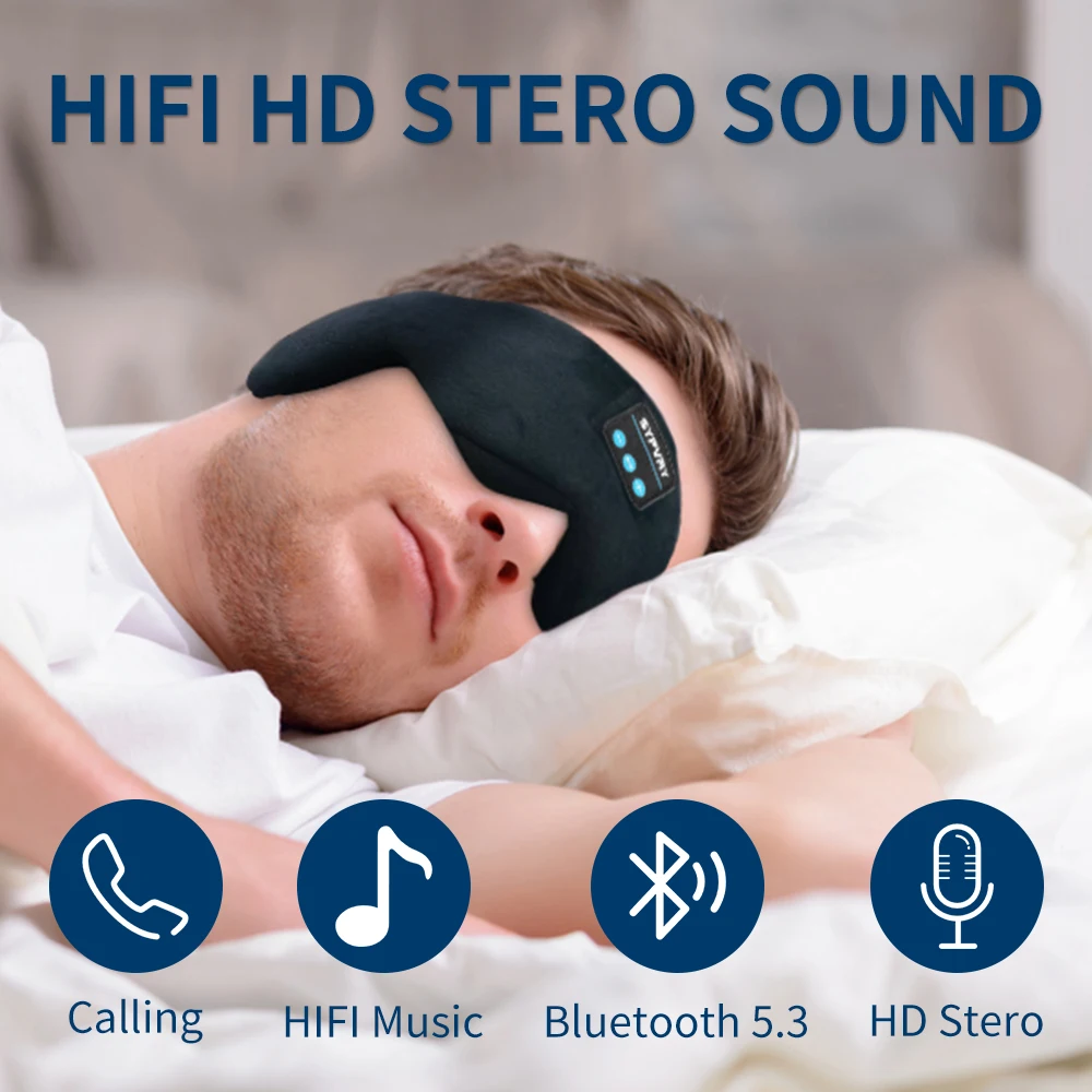 Bluetooth Eye Mask with Headph - огляд і ціна Sleep Mask Headphones Bluetooth