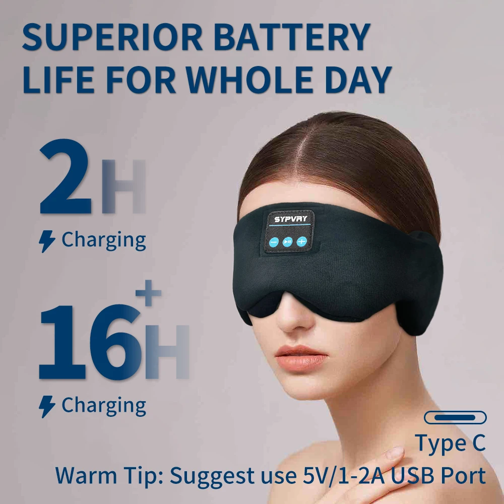 Bluetooth Eye Mask with Headph - огляд і ціна Sleep Mask Headphones Bluetooth